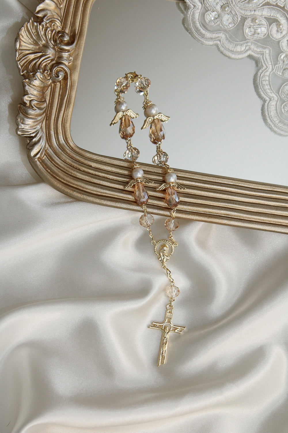 Crystal Guardian Angel Decade Rosary